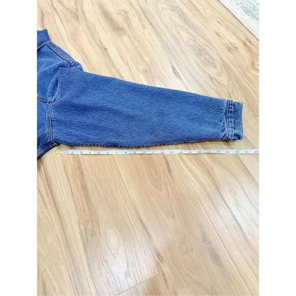 Imus vintage men’s Denim Embroidered American Flag Jacket Size XL - Picture 6 of 10